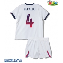Paris Saint-Germain Lucas Beraldo #4 Bortedraktsett Barn 2026-27 Kortermet (+ Korte bukser)